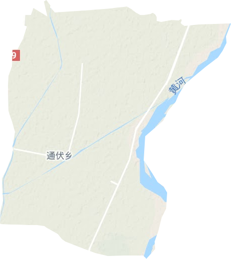 通伏鄉地形圖