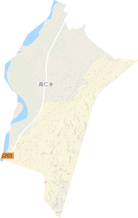 高仁鄉地形圖