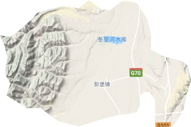 彭堡鄉地形圖