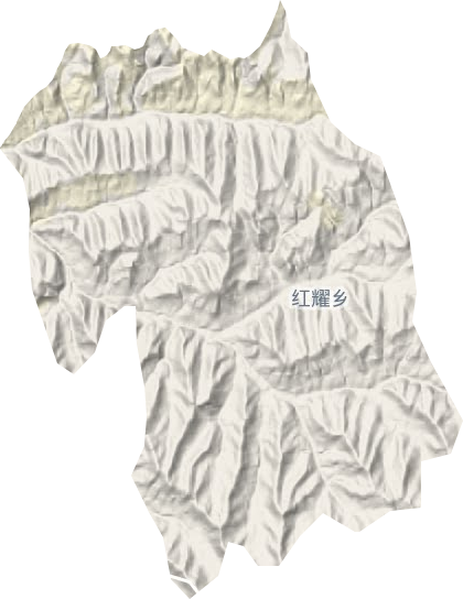 紅耀鄉(xiāng)地形圖