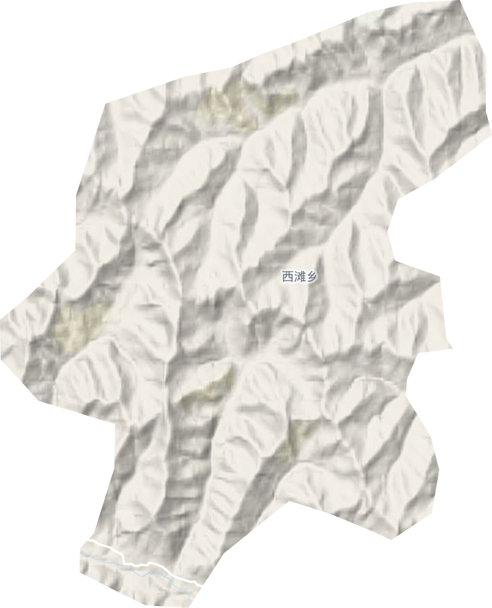 西灘鄉地形圖