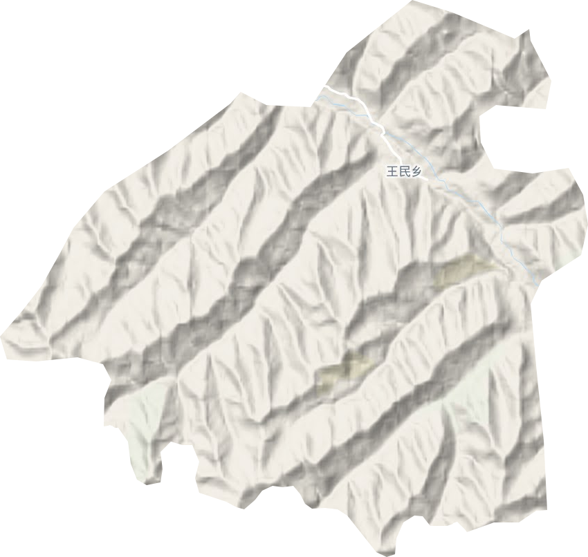 王民鄉地形圖
