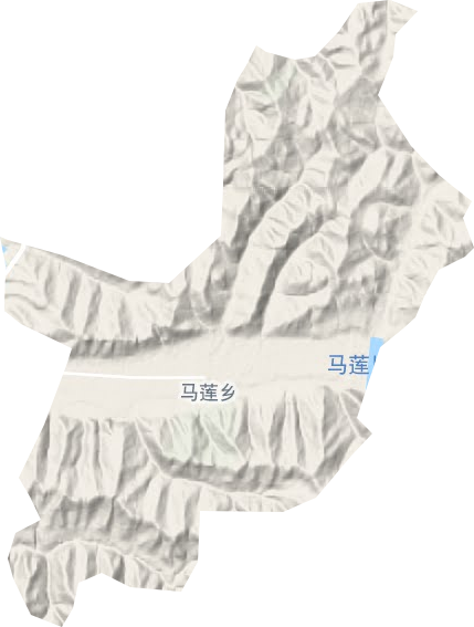 馬蓮鄉地形圖