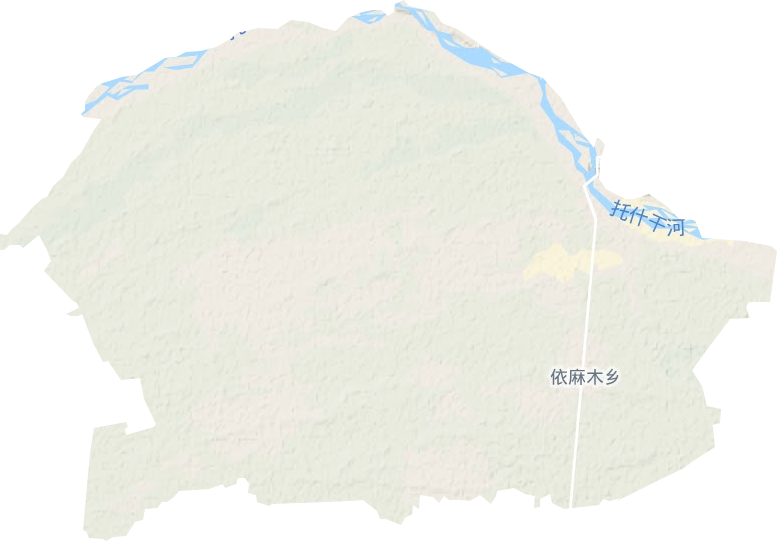 依麻木鄉地形圖