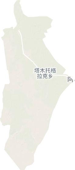 塔木托格拉克鄉地形圖