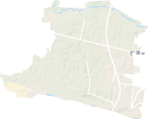 色滿鄉(xiāng)地形圖