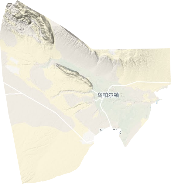 烏帕爾鄉(xiāng)地形圖