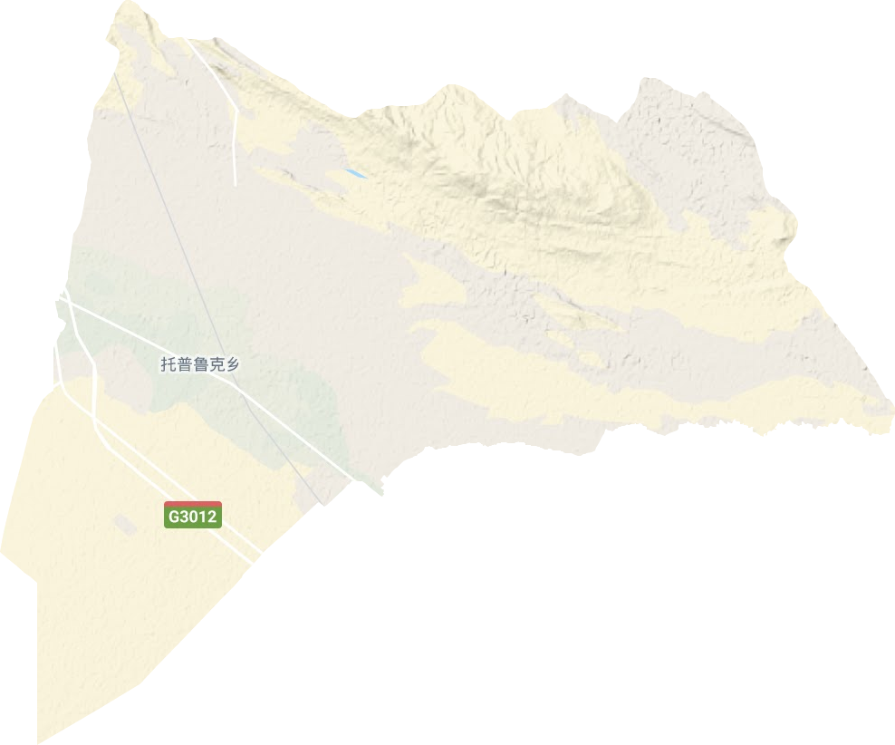 托普魯克鄉地形圖