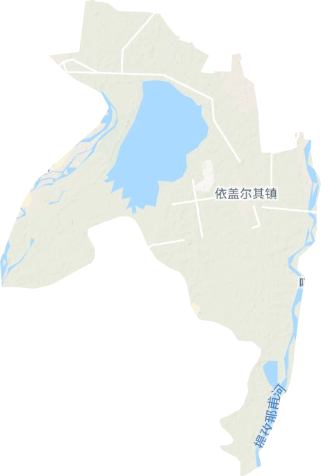 依蓋爾其鎮(zhèn)地形圖