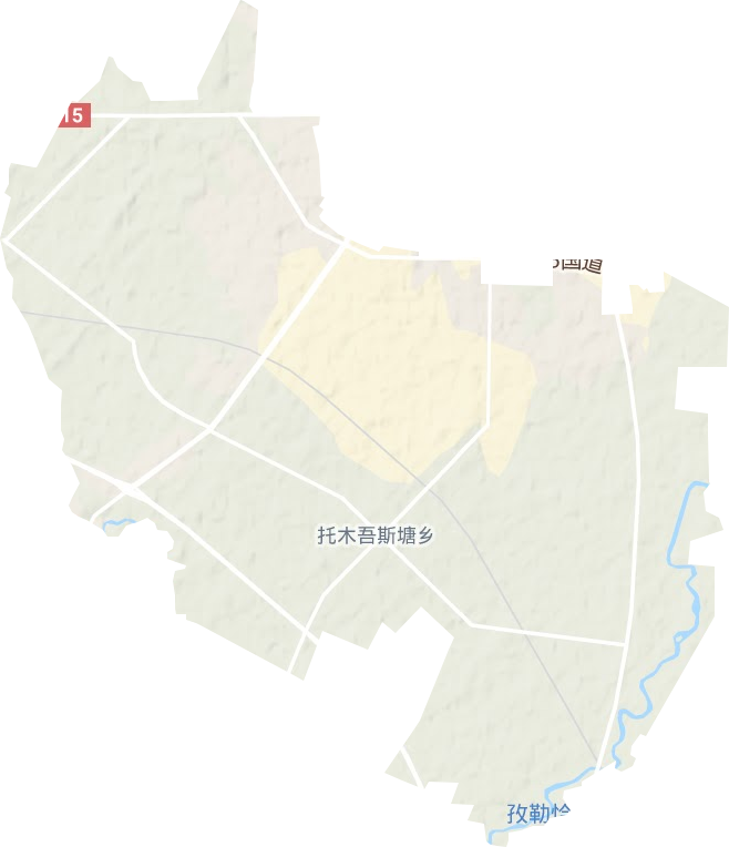 托木吾斯塘鄉(xiāng)地形圖