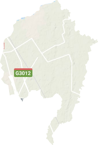 烏吉熱克鄉地形圖