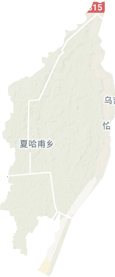 夏合甫鄉地形圖