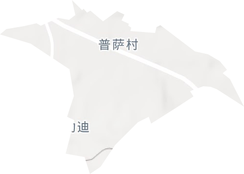 普薩牧場地形圖