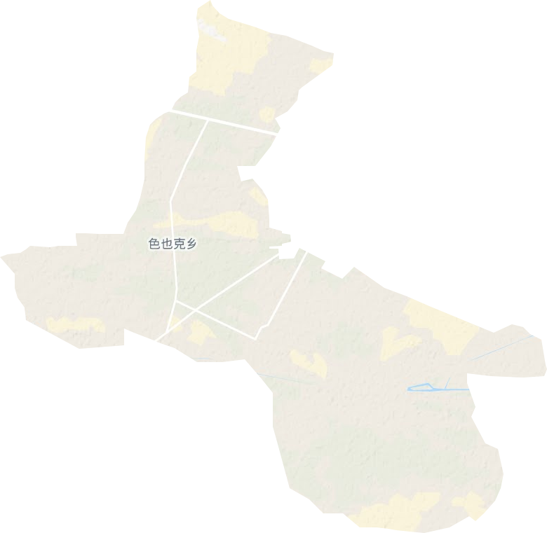 色也克鄉地形圖