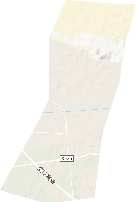 岳普湖縣良種場地形圖