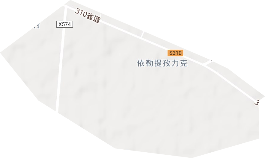 岳普湖縣大畜場(chǎng)地形圖