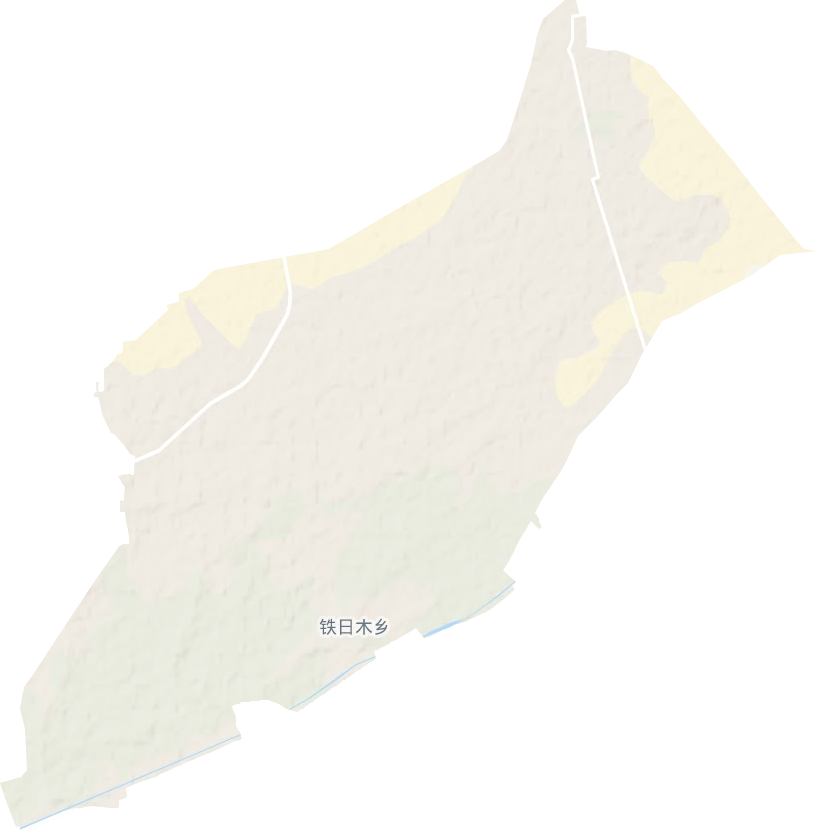 鐵日木鄉地形圖