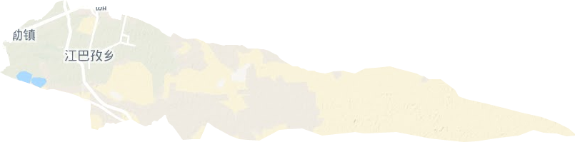 江巴孜鄉地形圖