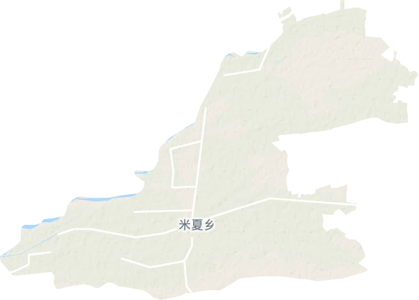 米夏鄉地形圖