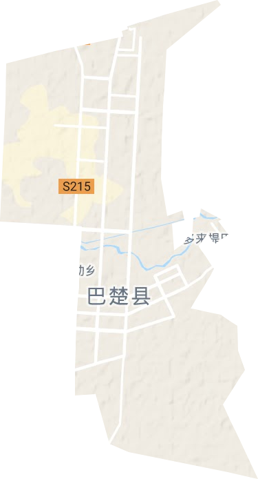 巴楚鎮(zhèn)地形圖
