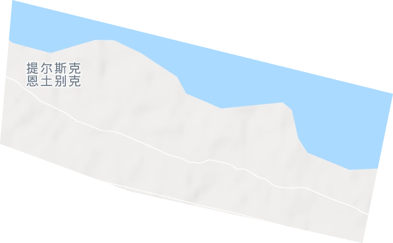 白楊河林場地形圖