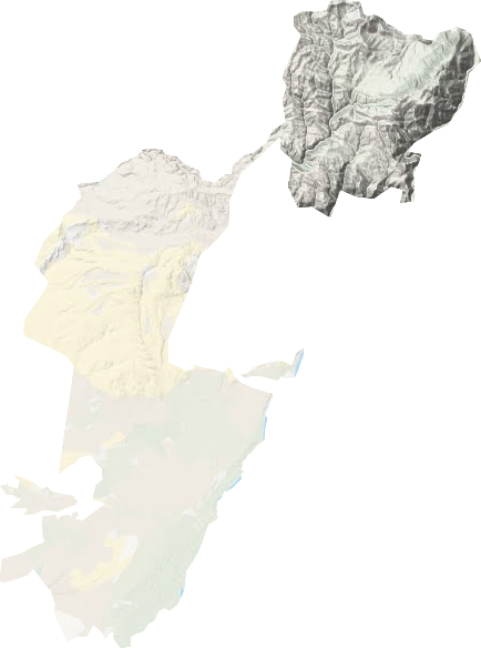 庫勒拜鄉地形圖