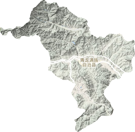 青龍鎮(zhèn)地形圖