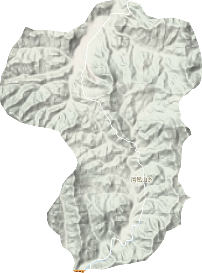 鳳凰山鄉(xiāng)地形圖