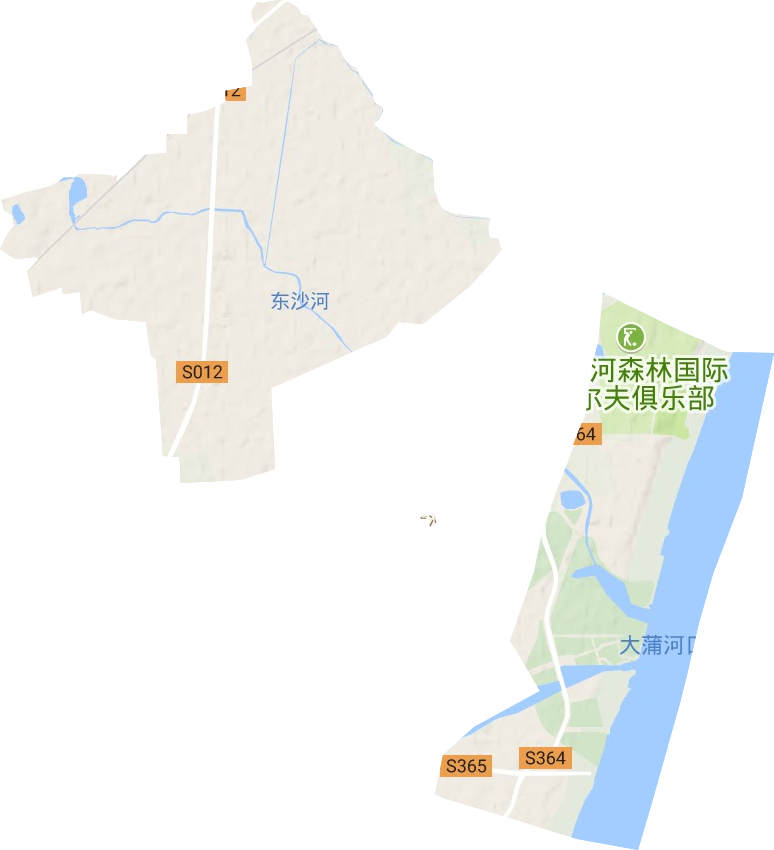 大蒲河鎮(zhèn)地形圖