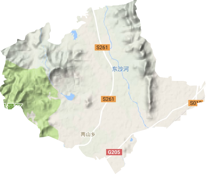 兩山鄉地形圖