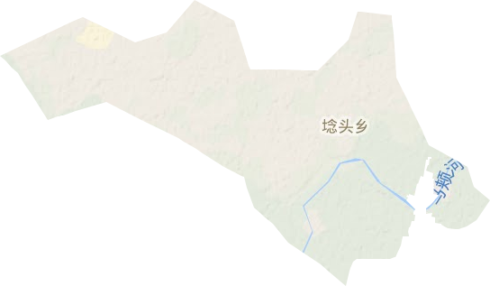 埝頭鄉地形圖