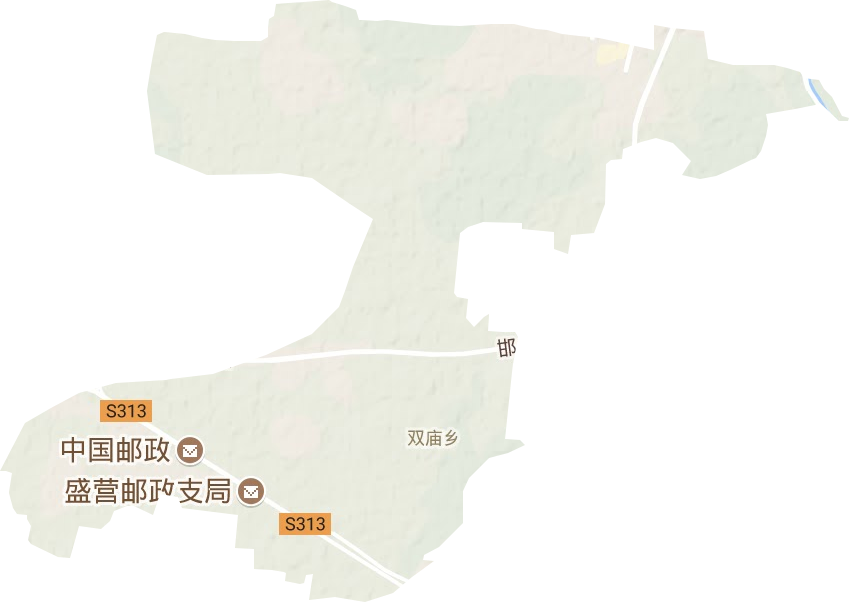 勝營鎮地形圖