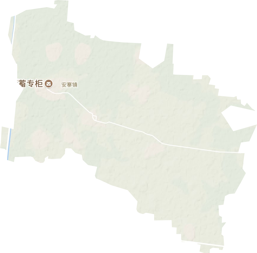 安寨鎮地形圖