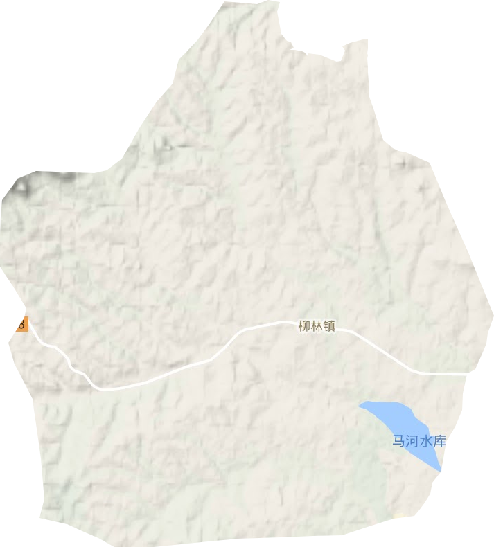 柳林鎮地形圖