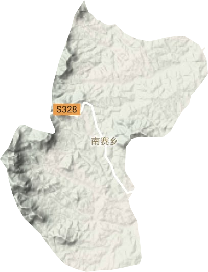南賽鄉地形圖