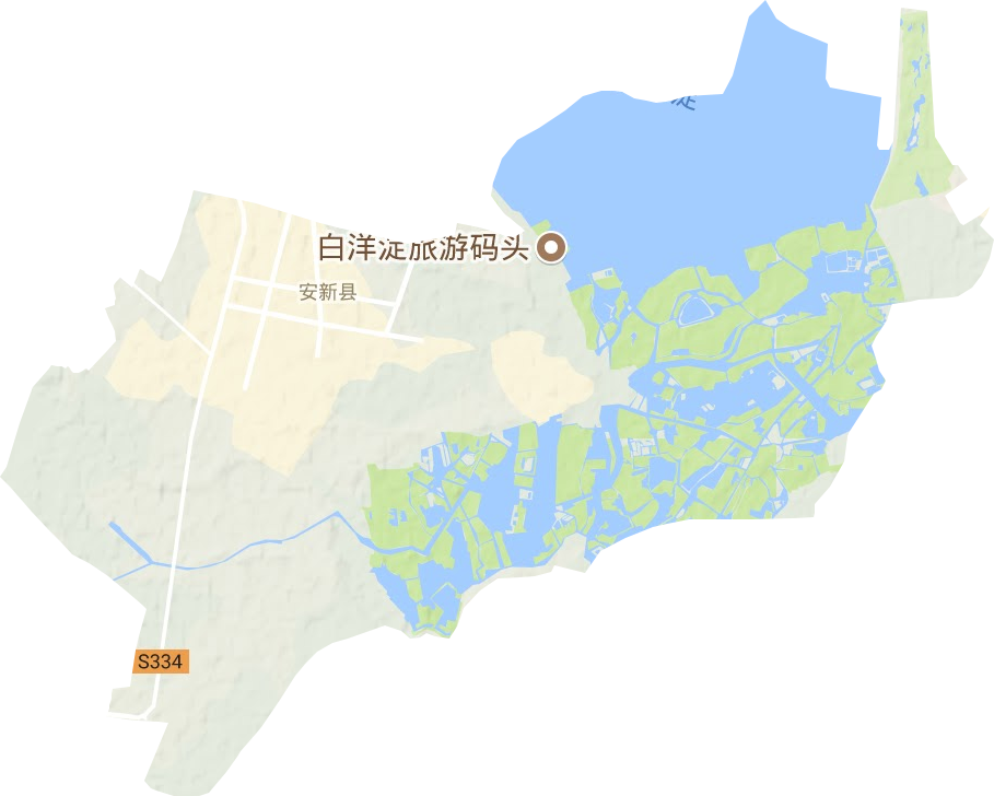 安新鎮(zhèn)地形圖
