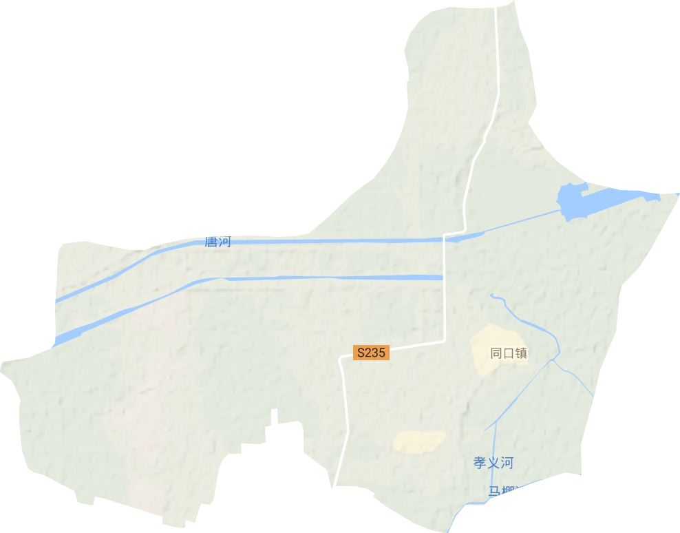 同口鎮(zhèn)地形圖
