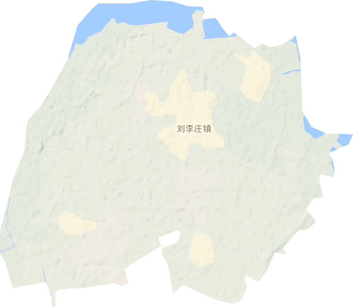 劉李莊鎮地形圖