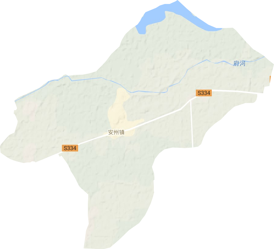 安州鎮地形圖