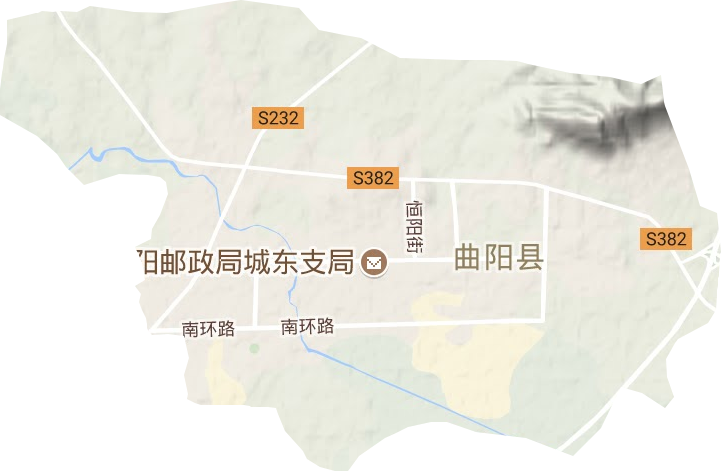 恒州鎮地形圖