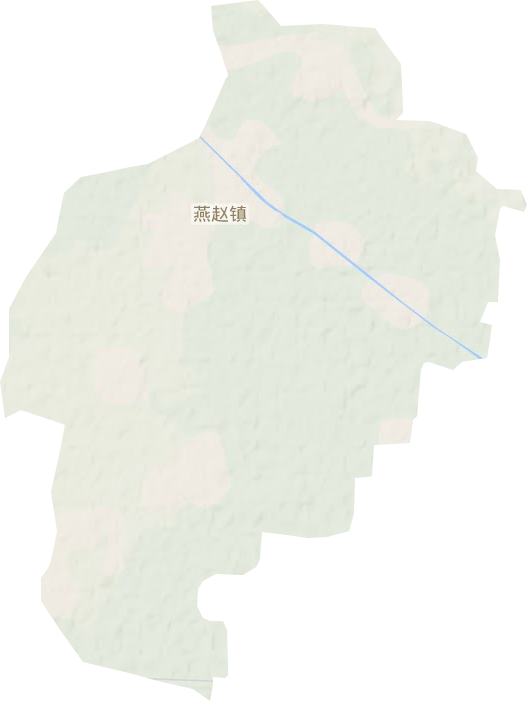 燕趙鎮地形圖