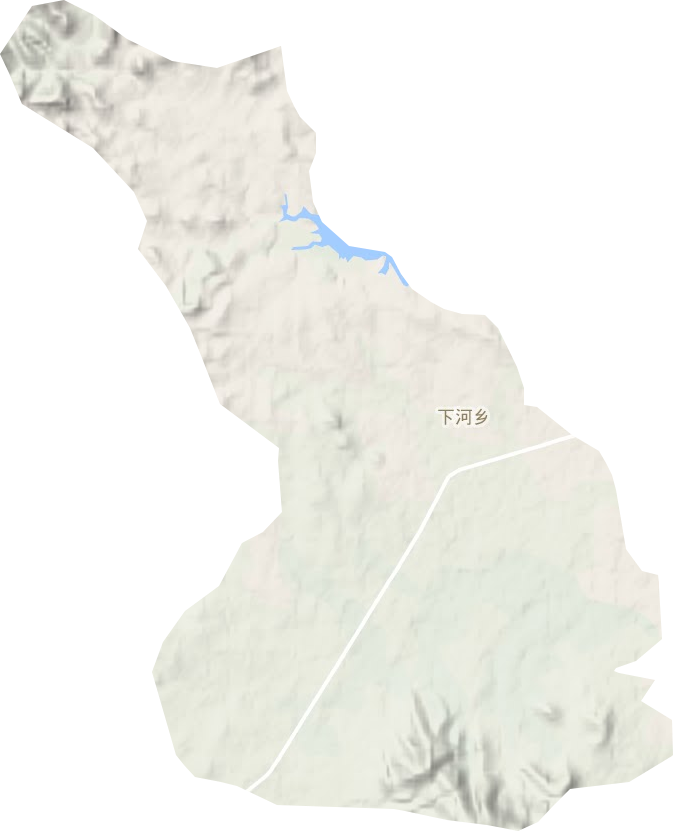 下河鄉地形圖