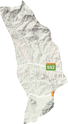 北臺鄉地形圖