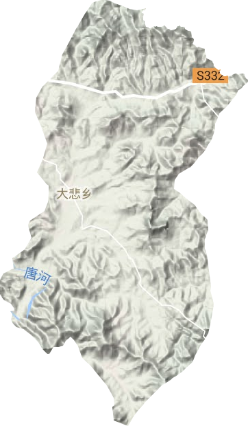大悲鄉(xiāng)地形圖