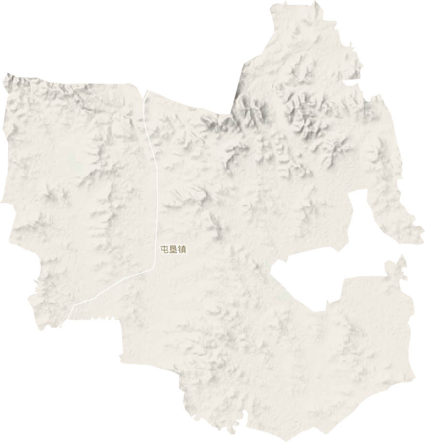 屯墾鎮地形圖