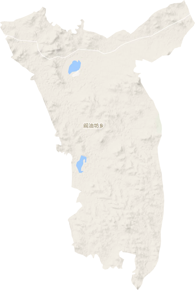 閆油坊鄉(xiāng)地形圖