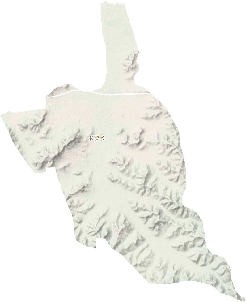長(zhǎng)梁鄉(xiāng)地形圖