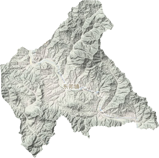 東卯鎮地形圖