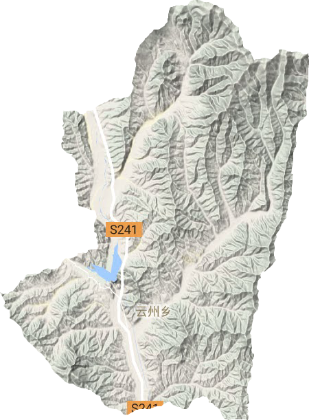 云州鄉(xiāng)地形圖