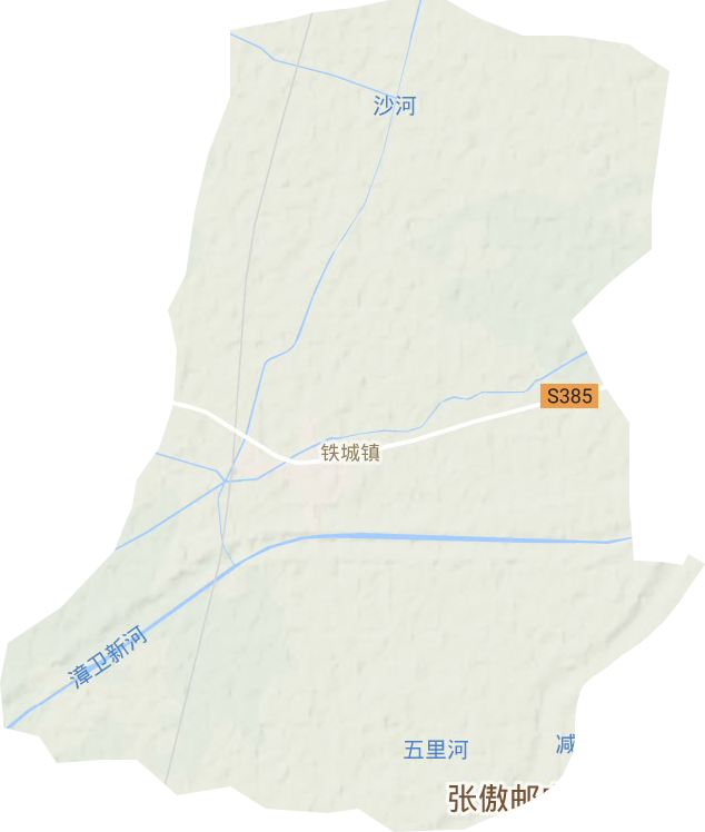鐵城鎮(zhèn)地形圖